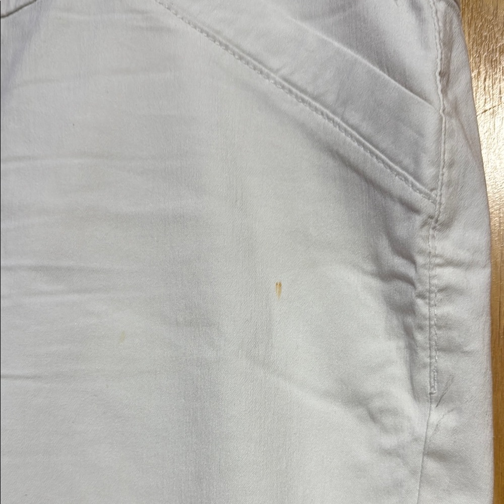 Westbound White Cropped Pants - Picture 4 of 5